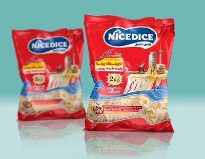 پنیر نایس دایس قرمز دو کیلویی