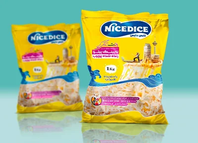 پنیر نایس دایس یک کیلویی زرد